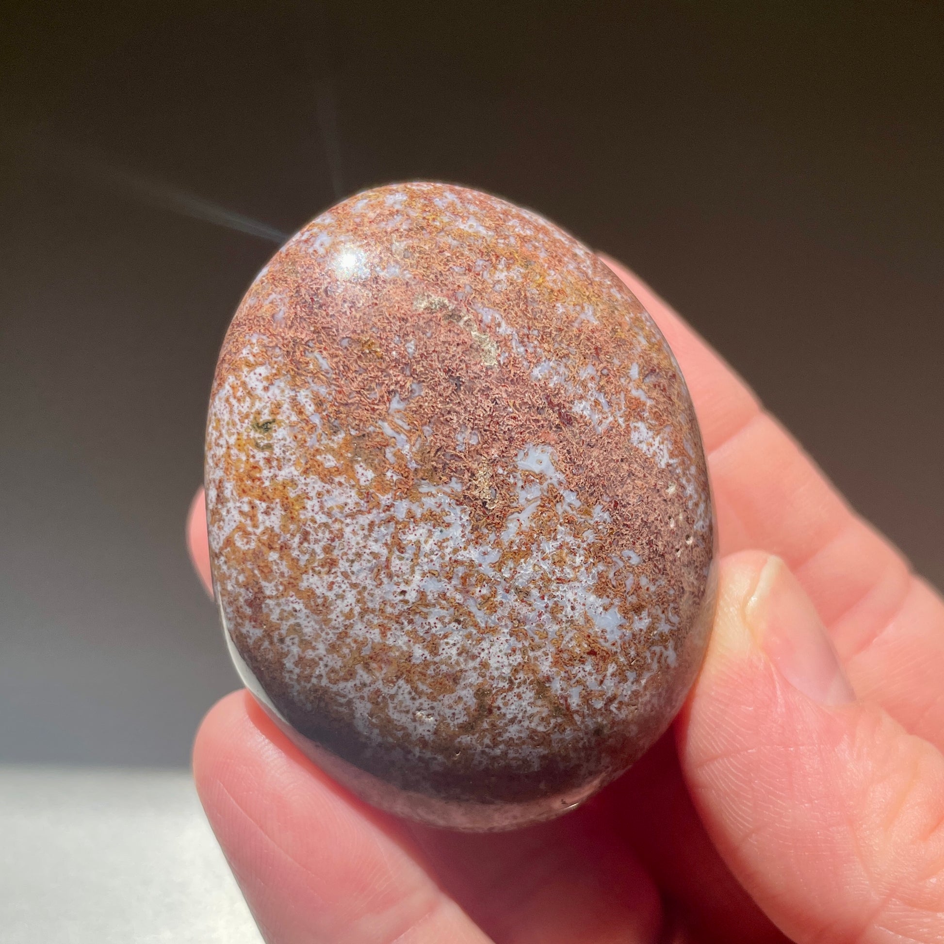 Ocean Jasper Palm stone 4.5CM