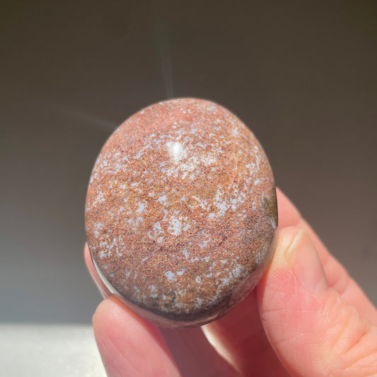 Ocean Jasper Palm stone 4.5CM