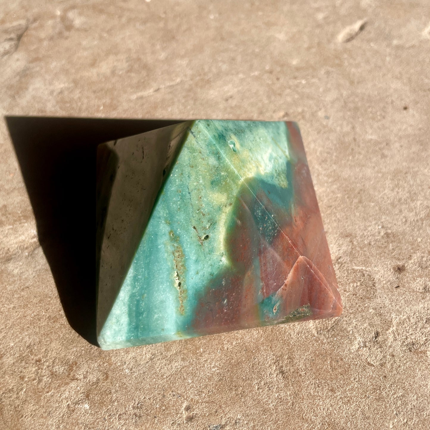 Ocean Jasper pyramid