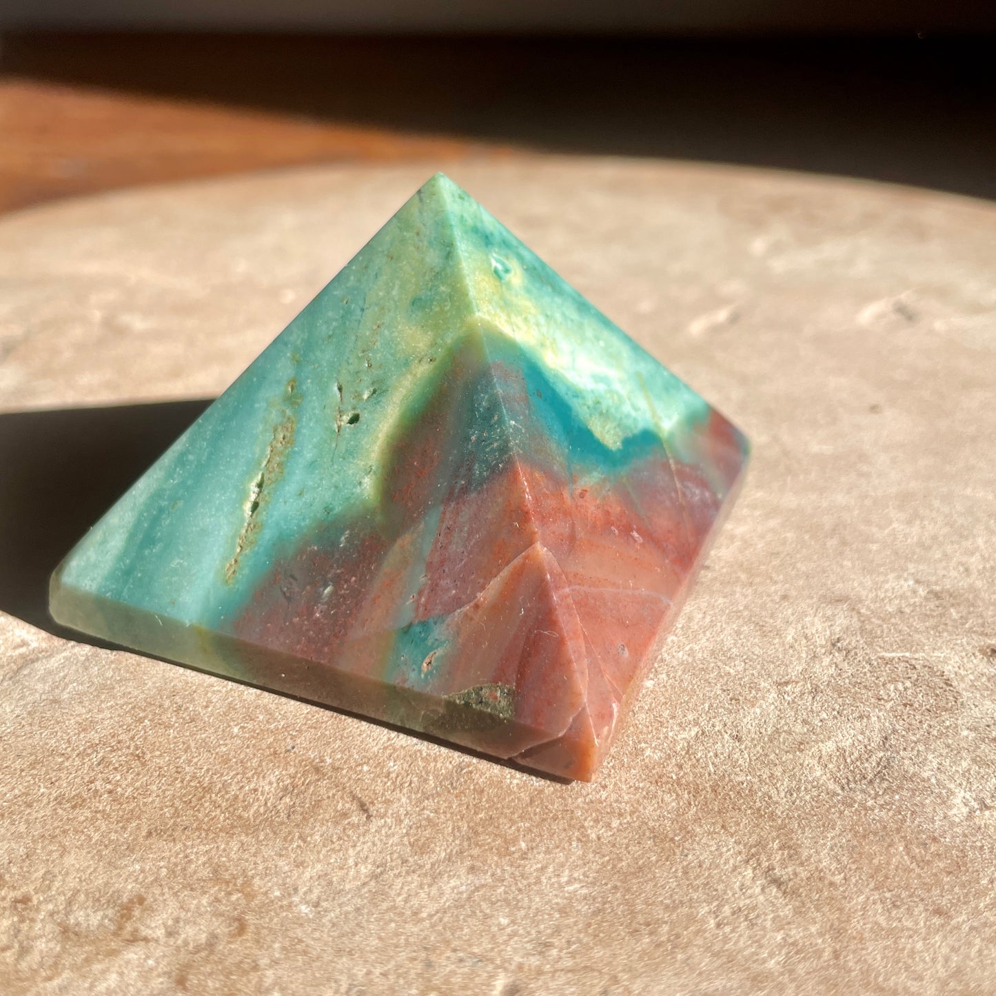 Ocean Jasper pyramid