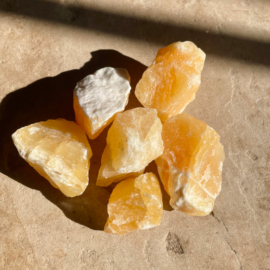 Orange Calcite Raw