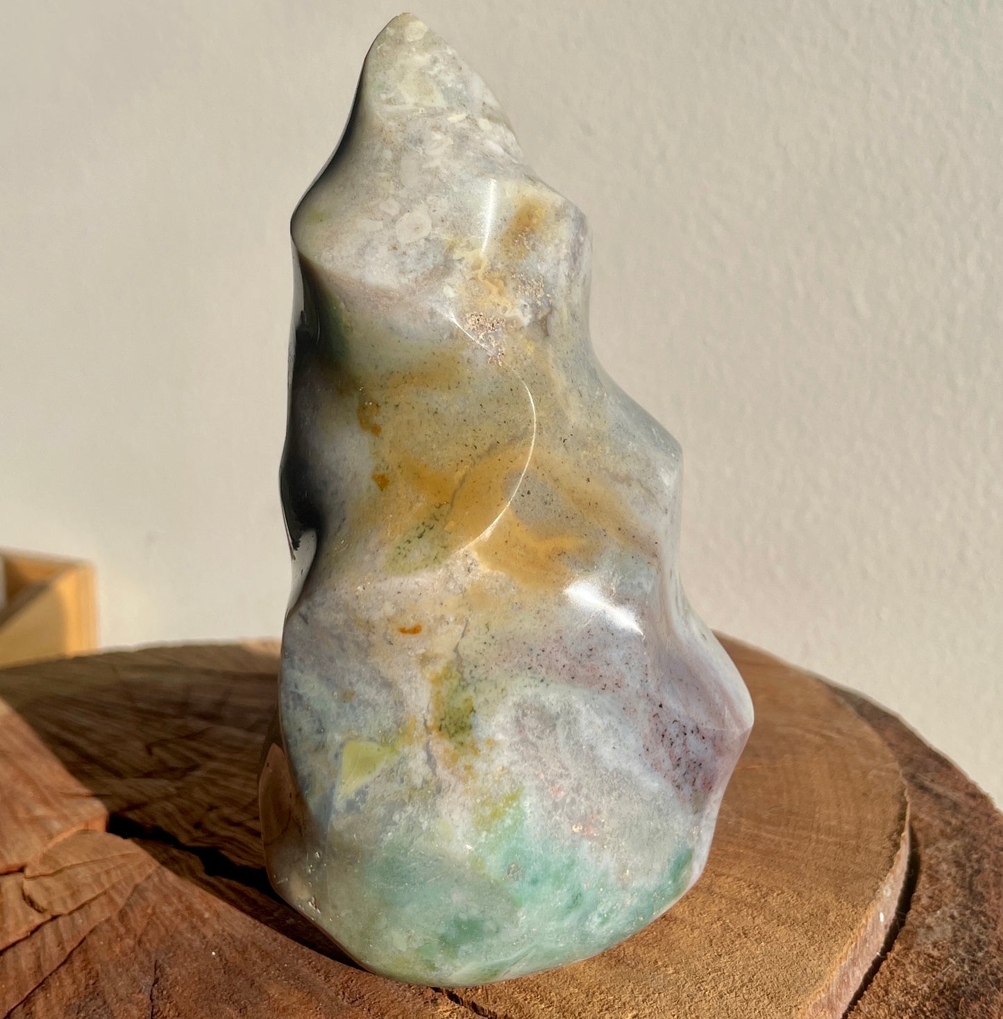 Ocean Jasper pastel flame 13CM