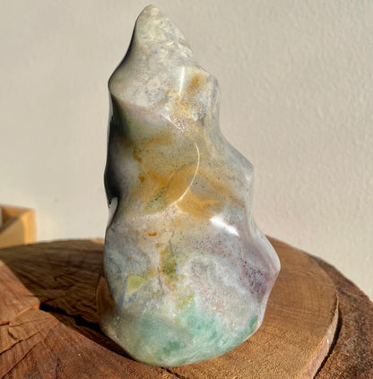 Ocean Jasper pastel flame 13CM