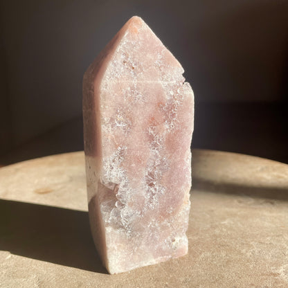 Pink Amethyst druzy Tower  10.5cm