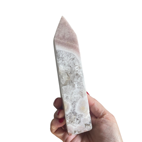 Pink Amethyst Tower 19CM