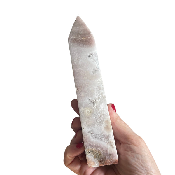 Pink Amethyst Tower 19CM
