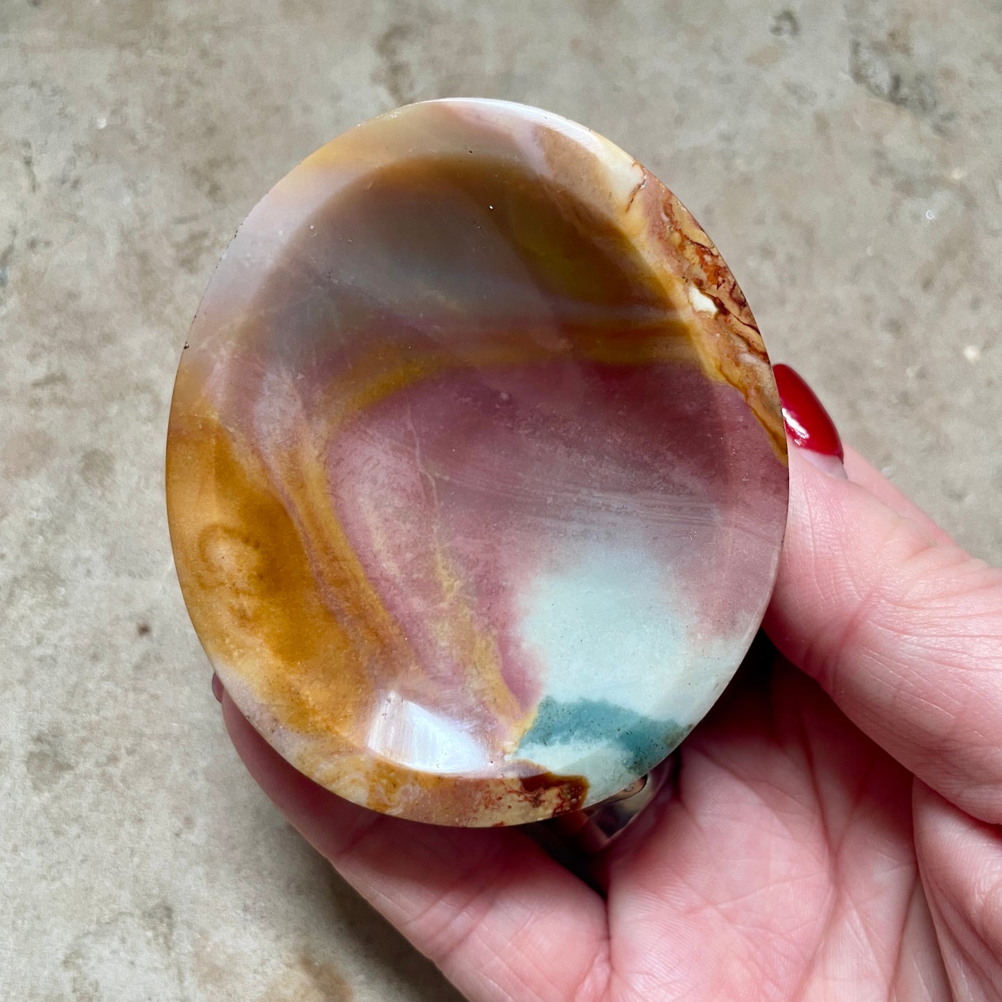 Polychrome Jasper Bowl 7CM