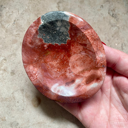 Poly chrome Jasper Bowl 8.5CM