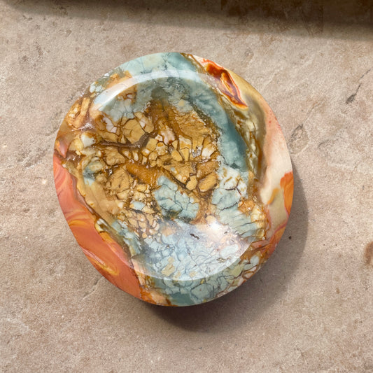 Poly chrome Jasper Bowl 8.5CM