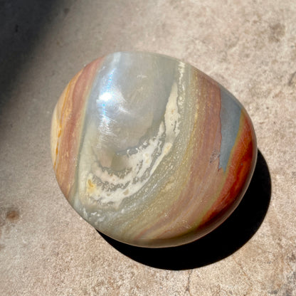 Polychrome Jasper Palm stone 6CM