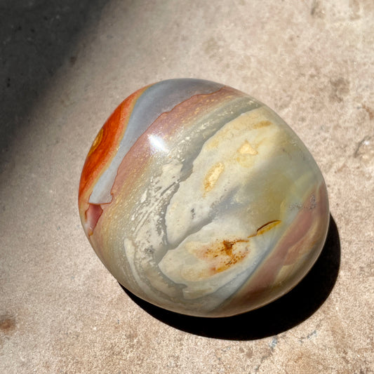 Polychrome Jasper Palm stone 6CM