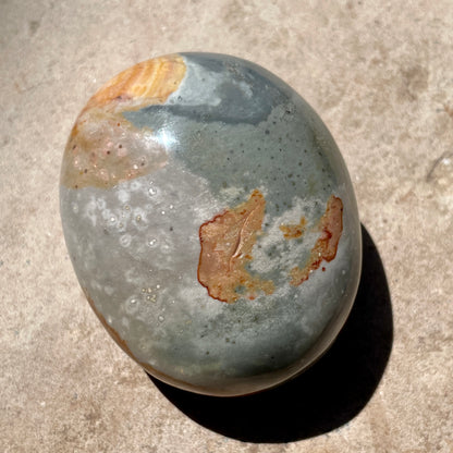 Polychrome Jasper Palm stone 6CM