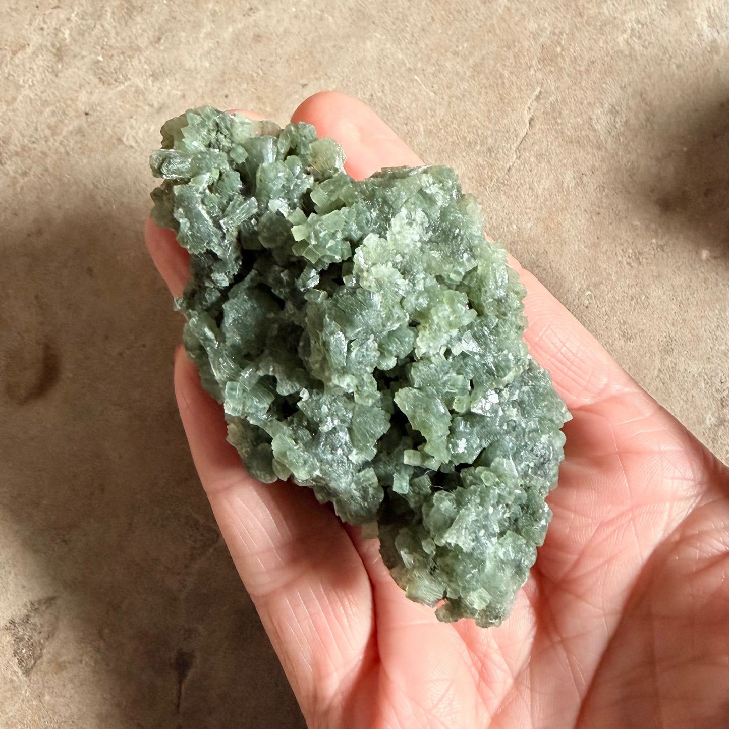 Prehnite Cluster 8CM