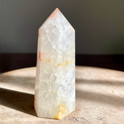 Flower Agate Tower 10cm