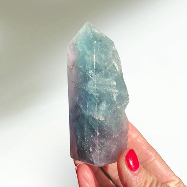Rainbow Fluorite Tower 9CM