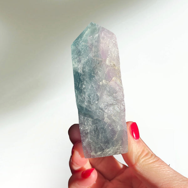 Rainbow Fluorite Tower 9CM