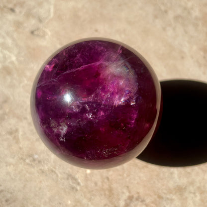 Purple Fluorite Sphere 6CM