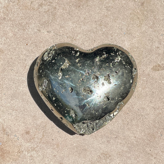 Pyrite Heart 5.5CM