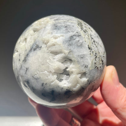 Pyrite Quartz Sphere 6.5CM