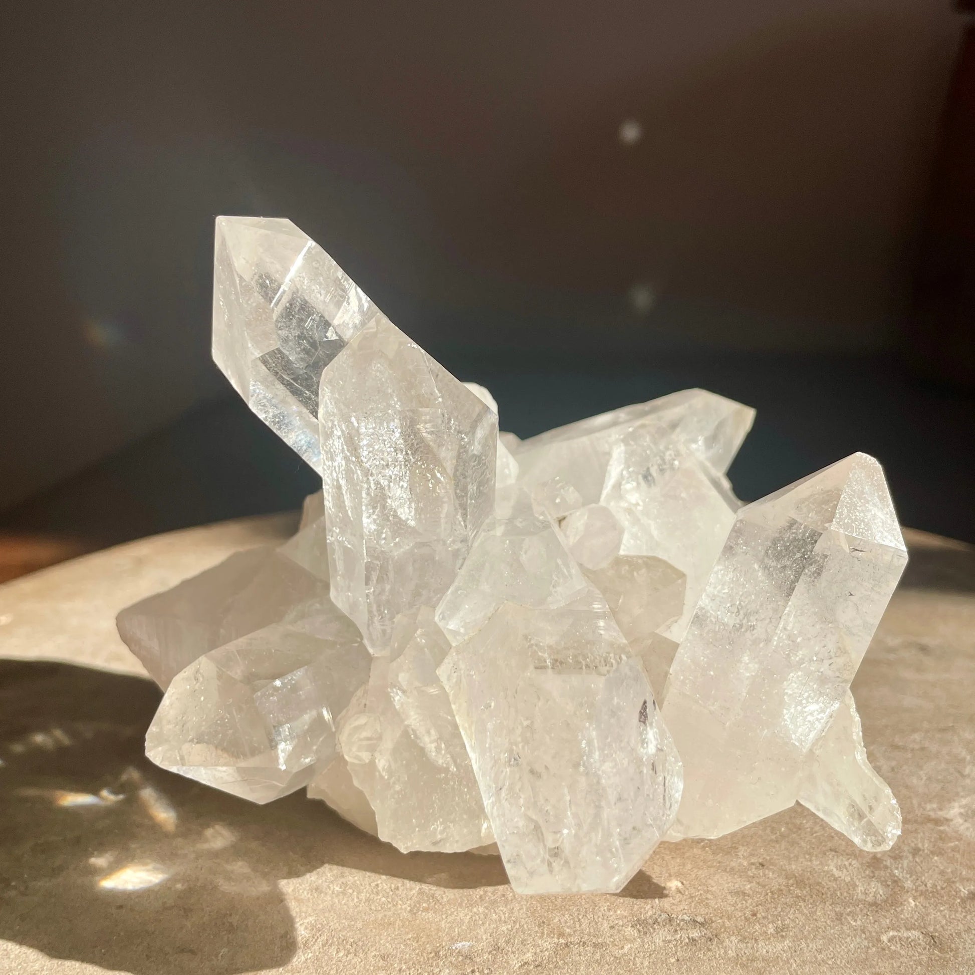 Clear Quartz cluster 12CM