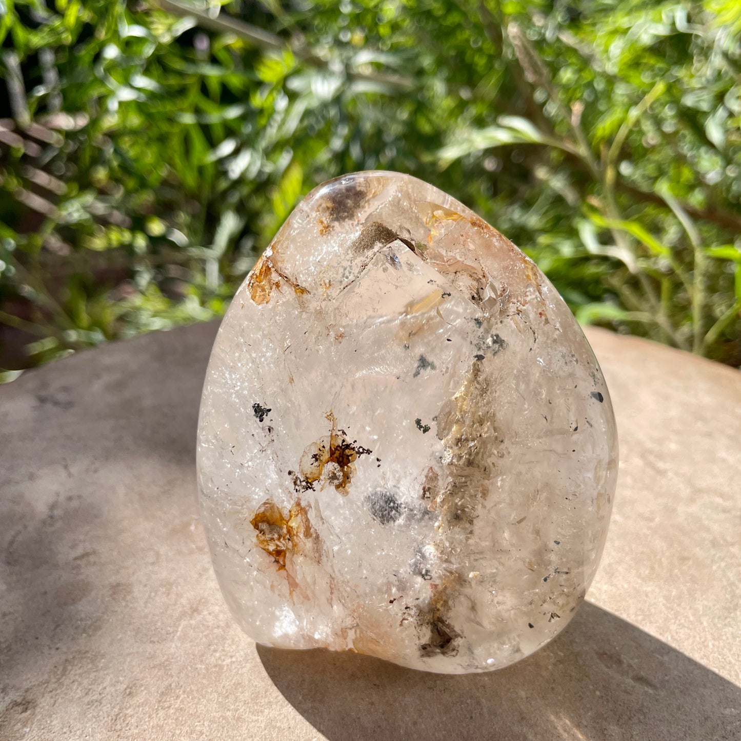 Clear Quartz Freeform with inclusions 9CM