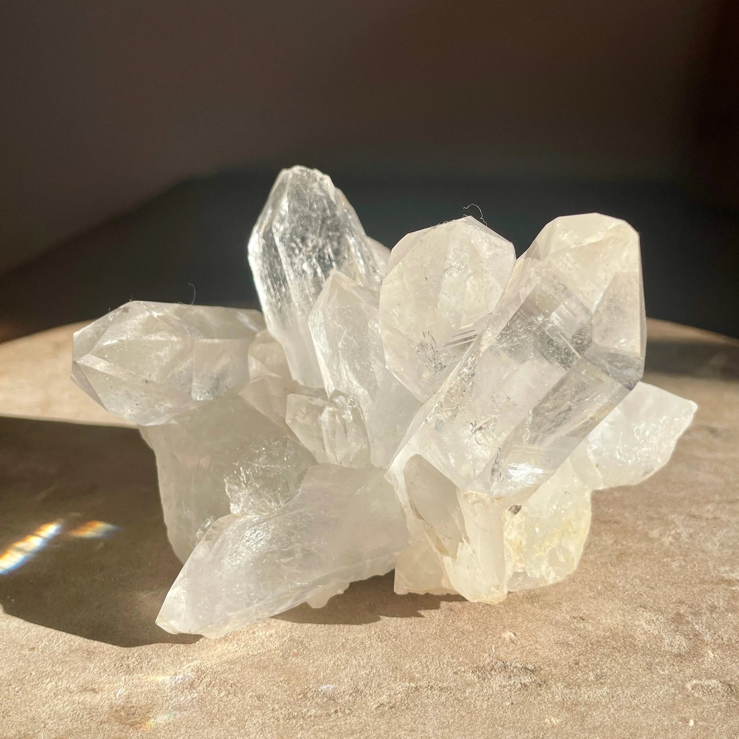 Clear Quartz cluster 12CM