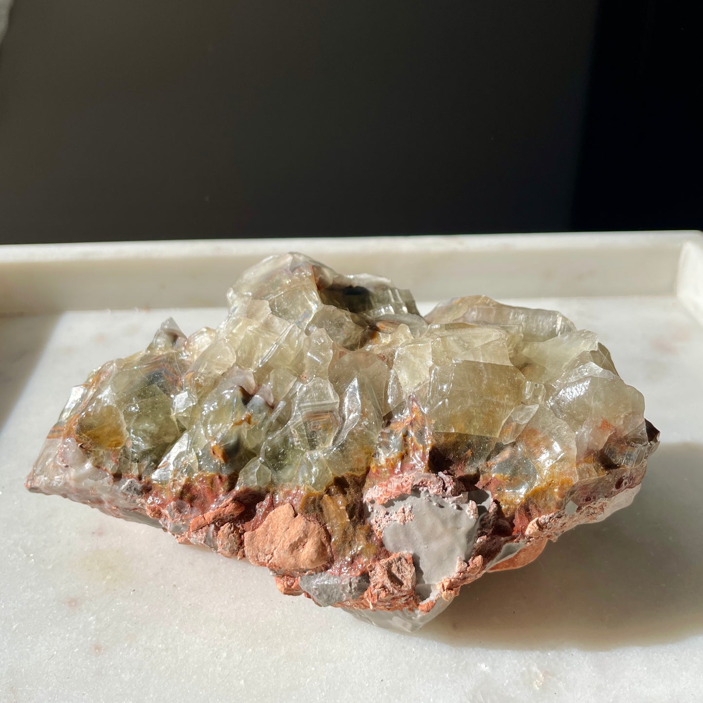 Rainbow calcite rough - RC1