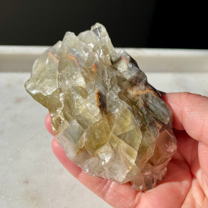 Rainbow calcite rough - RC7