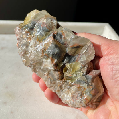 Rainbow calcite rough - RC1