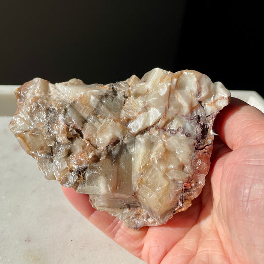 Rainbow calcite rough - RC3