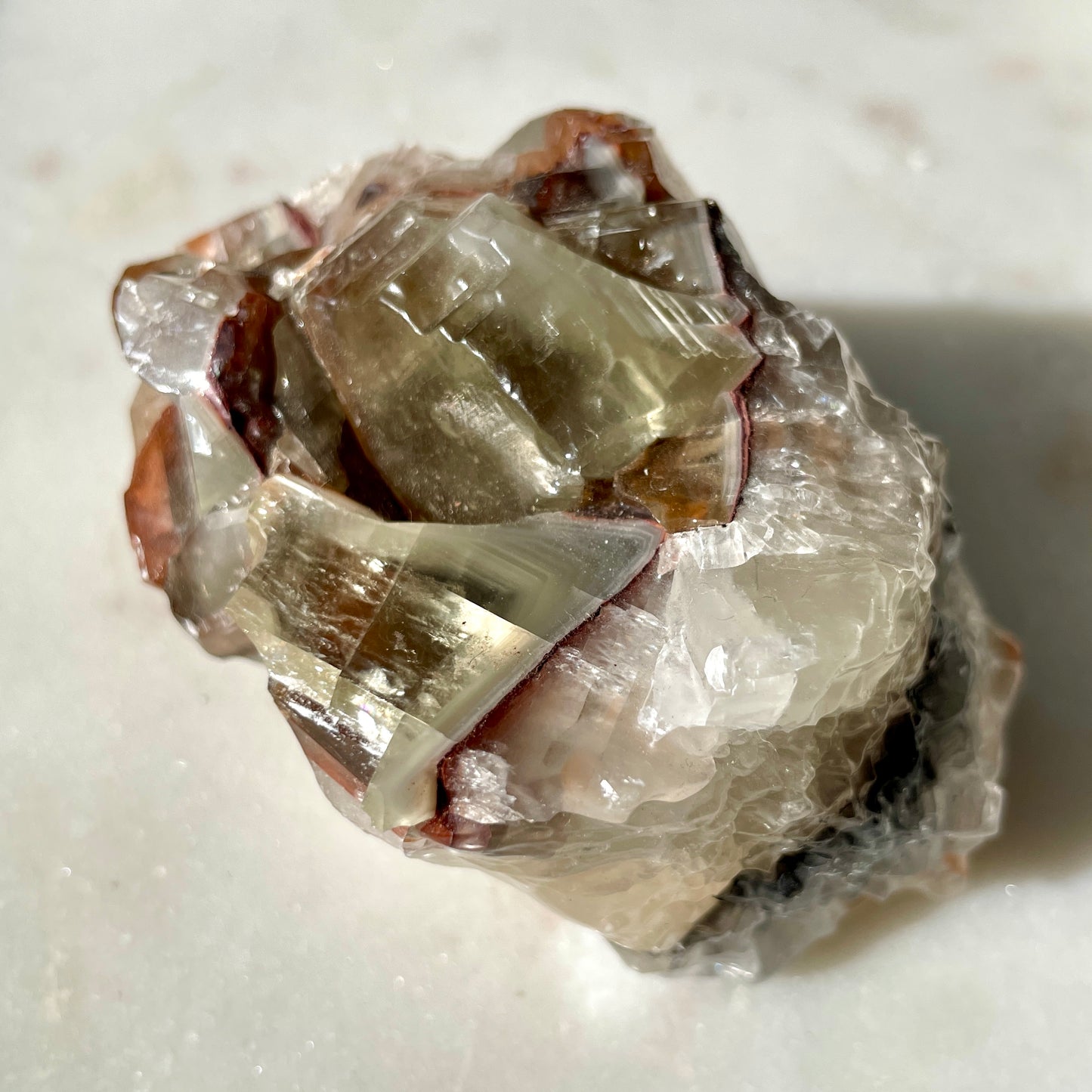 Rainbow calcite rough - RC4