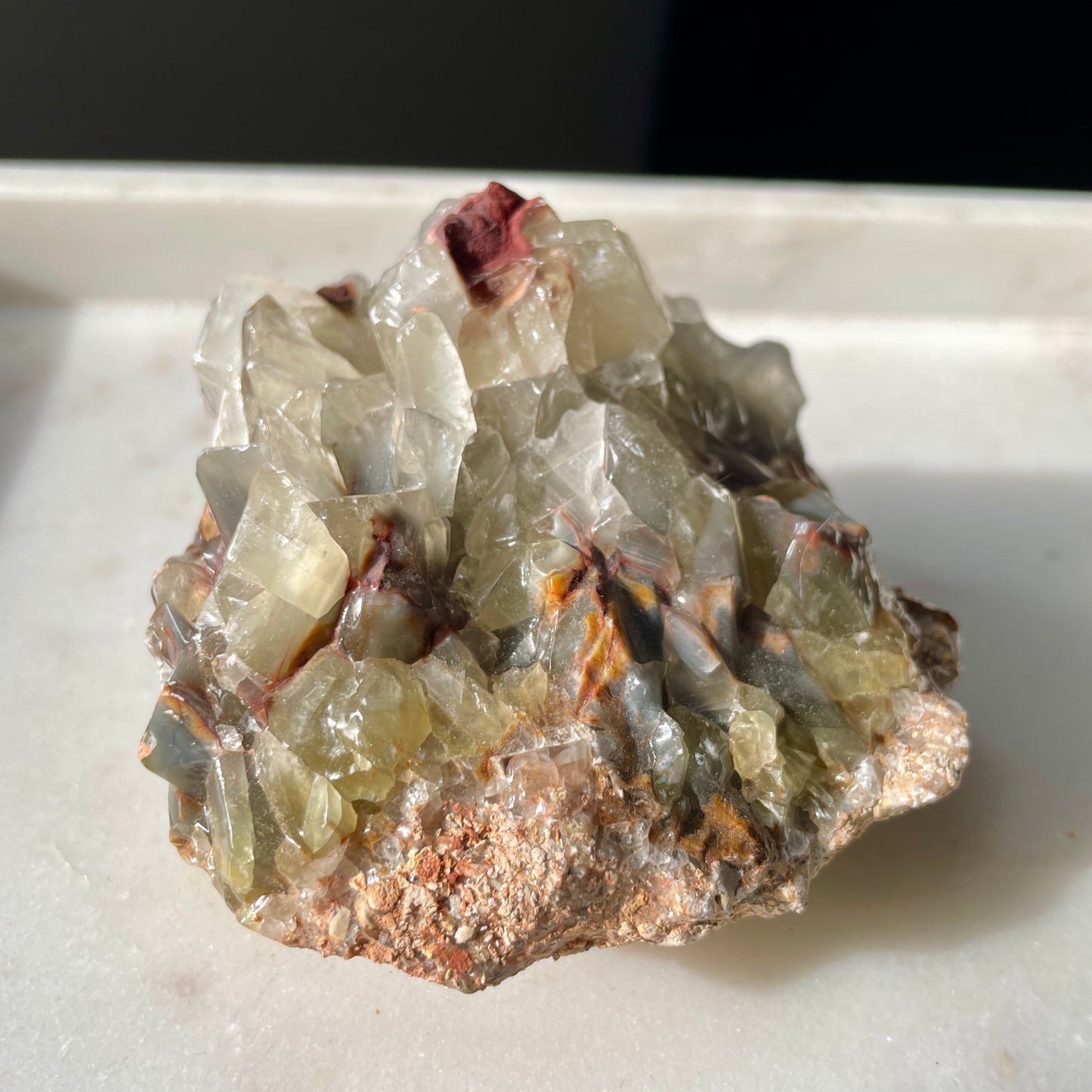 Rainbow calcite rough - RC6