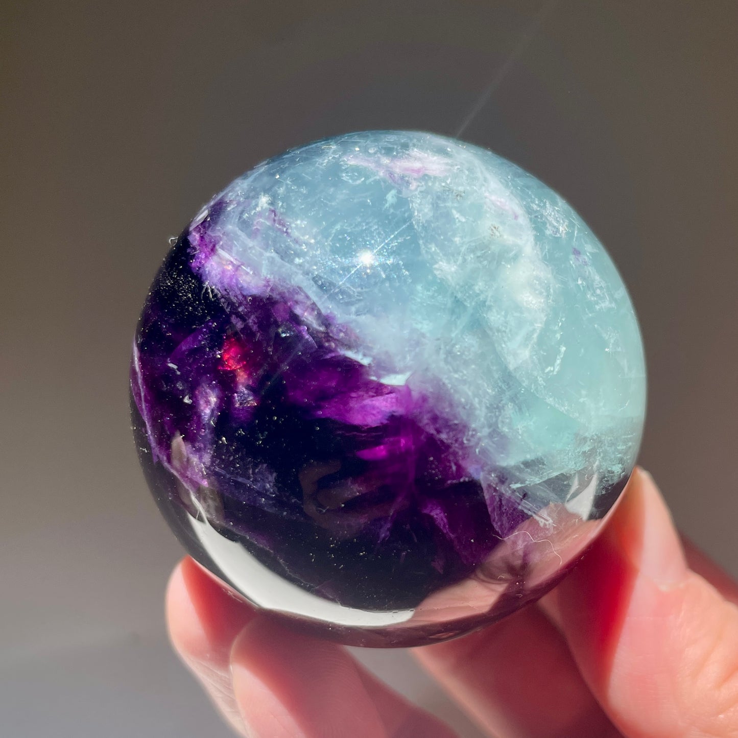 Rainbow Fluorite Sphere 5CM