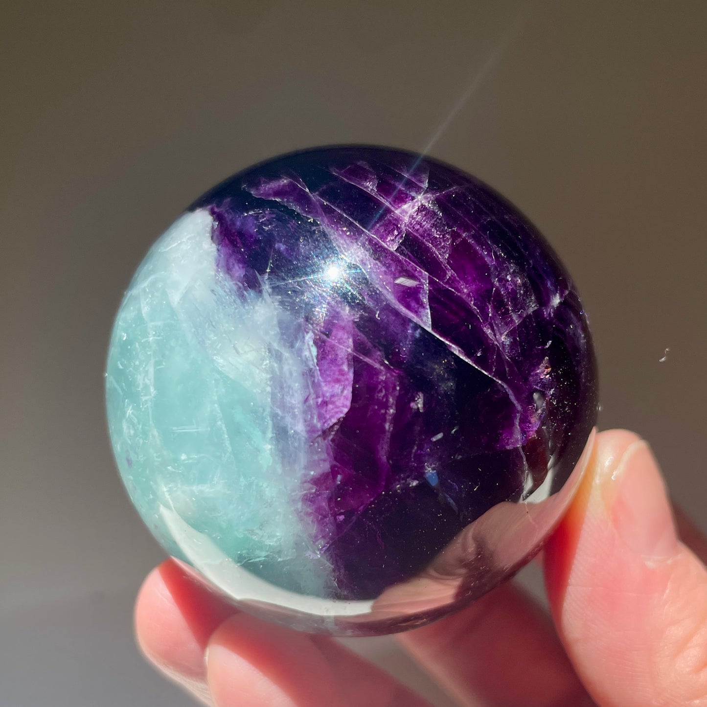 Rainbow Fluorite Sphere 5CM