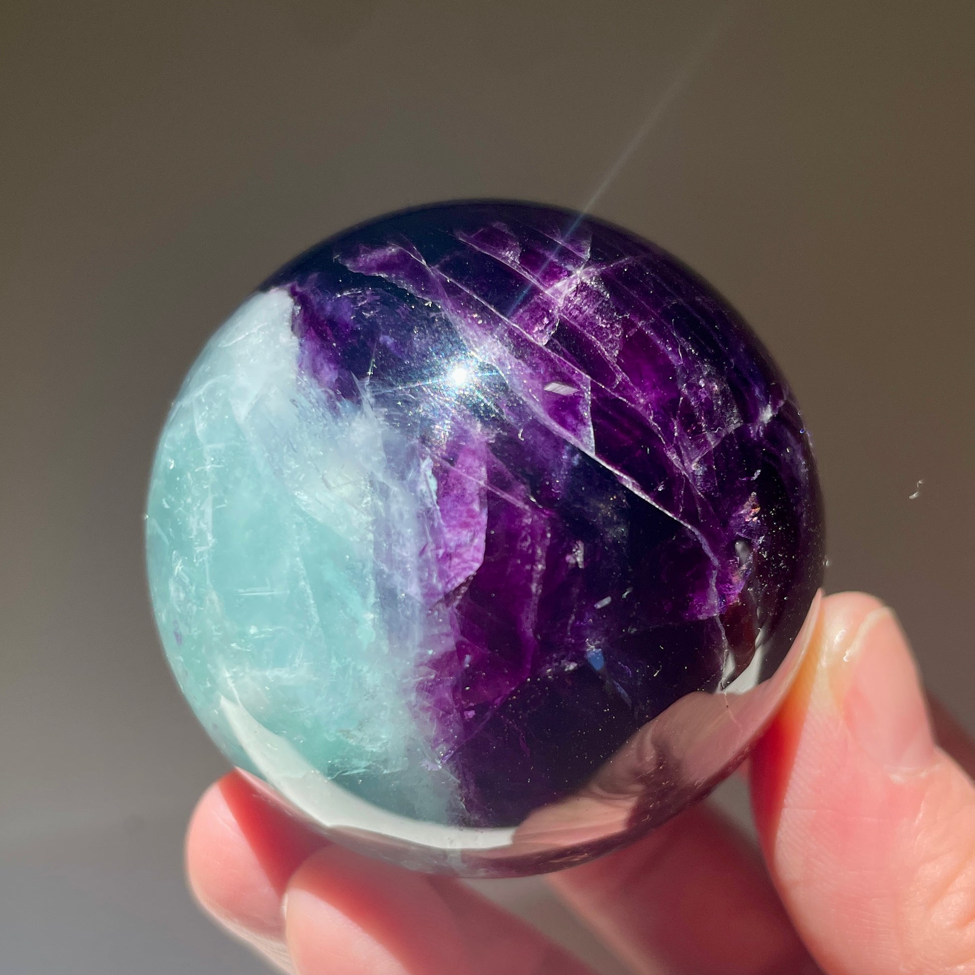 Rainbow Fluorite Sphere 5CM