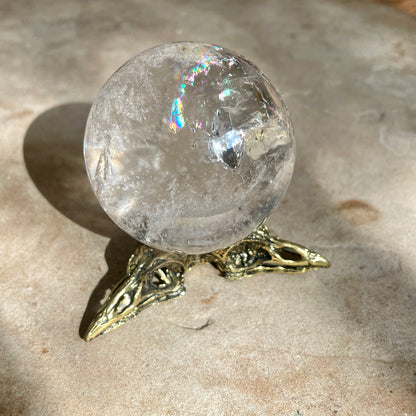 RAVEN SPHERE STAND - BRONZE