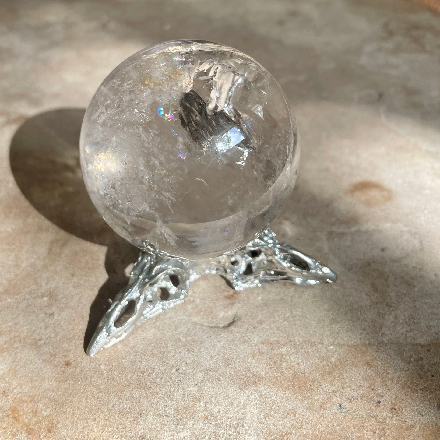RAVEN SPHERE STAND - SILVER