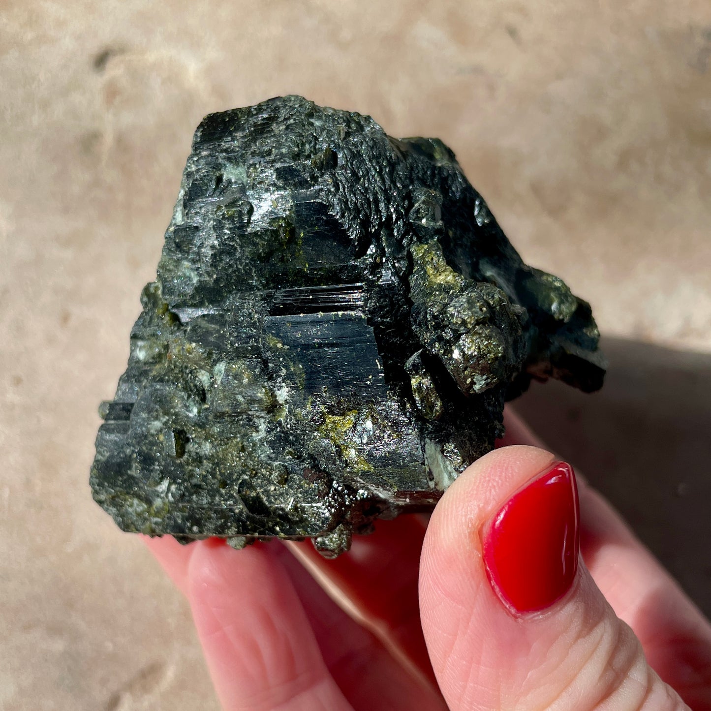 Green Tourmaline Raw