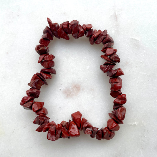 Red Jasper Chip bracelet