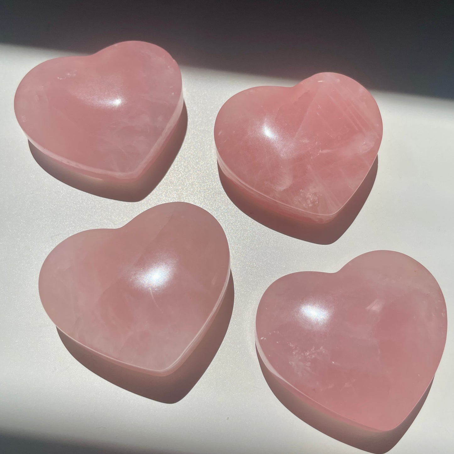 Rose Quartz heart 4CM