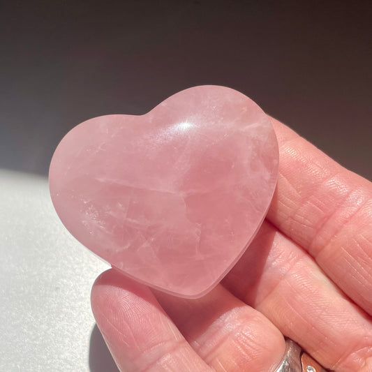 Rose Quartz heart 4CM