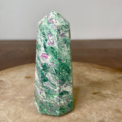 Ruby Fuchsite tower 11CM