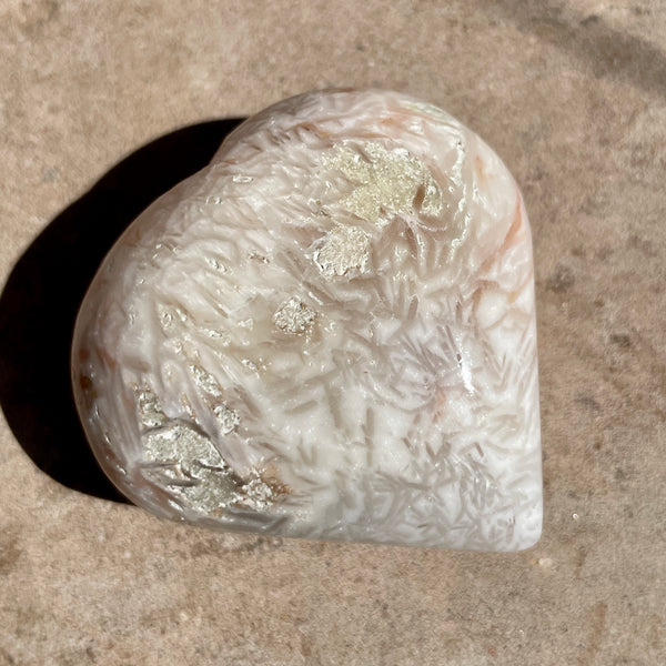 Scolecite Heart 5CM - SC11