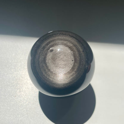 Silver Sheen Obsidian Sphere 4.5CM