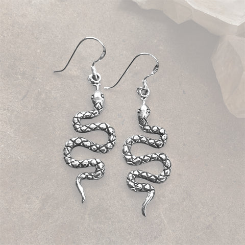 Snake Earrings | 925 Silver