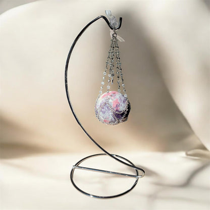 Hanging Sphere stand - Silver