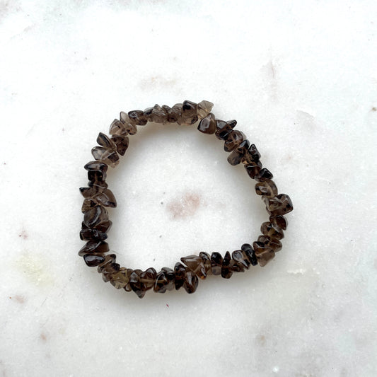 Smokey Quartz Chip bracelet