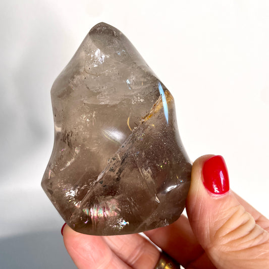 Smokey Quartz Flame 7.5CM