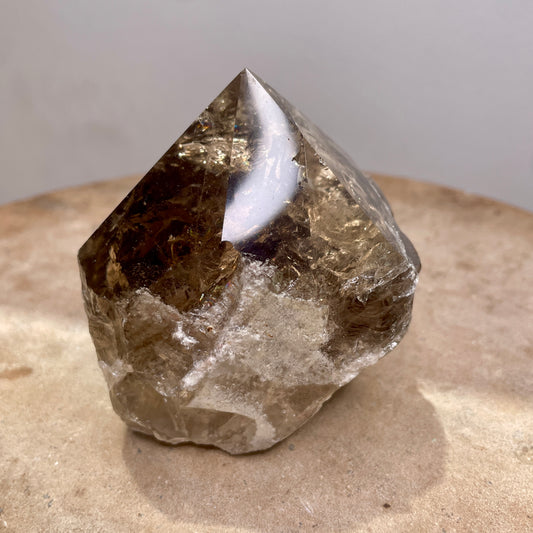 Smokey Quartz cut base 8CM