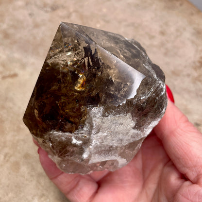 Smokey Quartz cut base 8CM